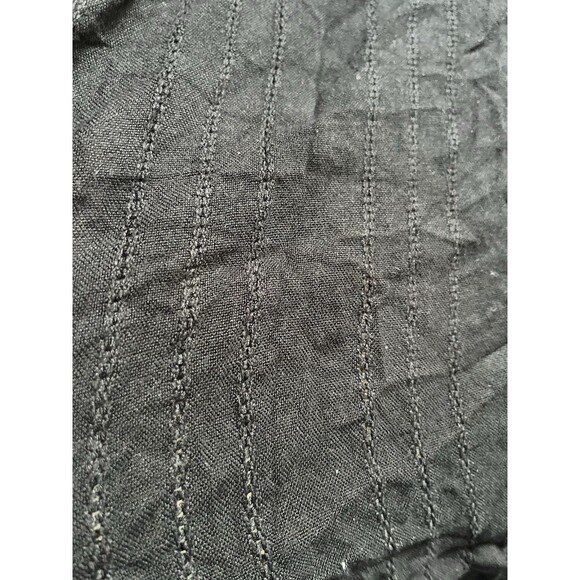 Blue Island Swim Cover Dress Button Front Black Size M - Picture 6 of 6